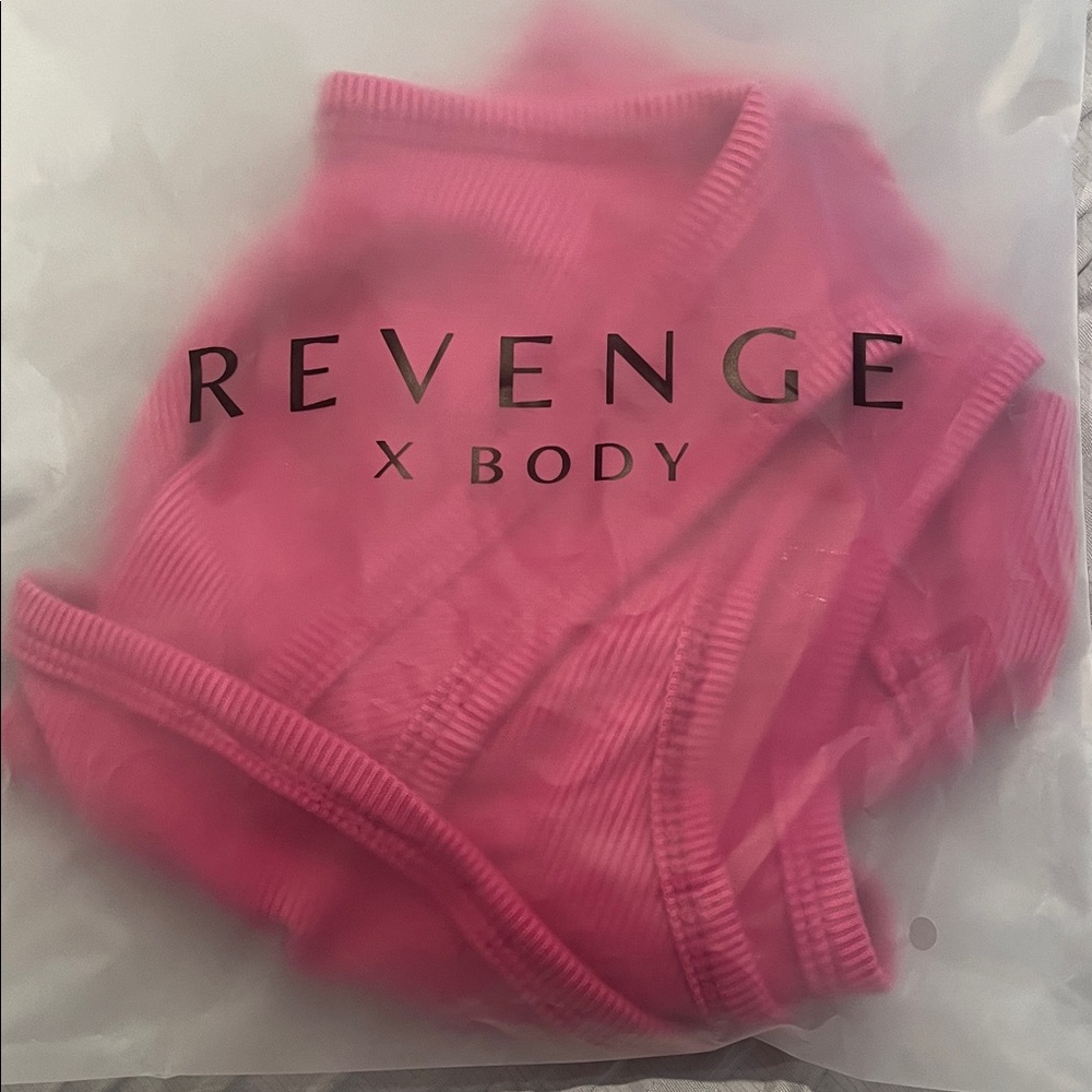 Revenge Clothing Pink Bodysuit
